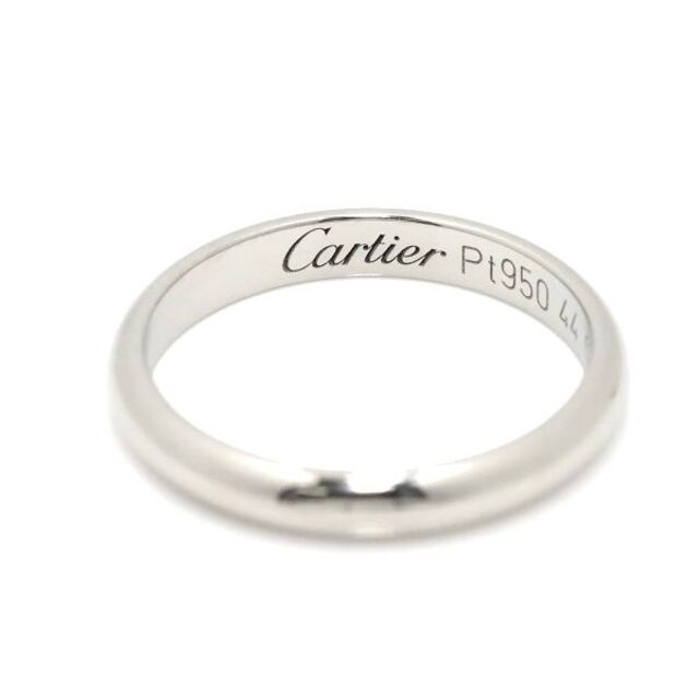 カルティエ Cartier 1895 クラシック #44 リング 幅2.5mm Pt プラチナ 指輪【証明書付き】VLP 90177659