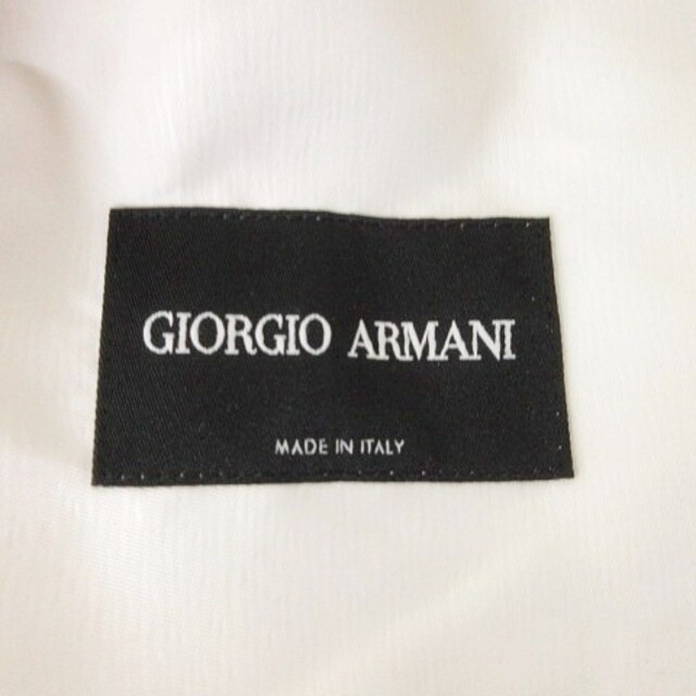 Giorgio Armani(ジョルジオアルマーニ)のジョルジオアルマーニ 21年トレンチコート Aライン シルク混 白 IBO33 レディースのジャケット/アウター(トレンチコート)の商品写真