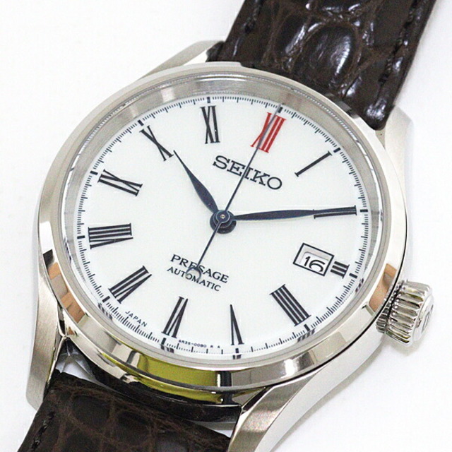 格安 SEIKO - 新品同様 自動巻き ホワイト文字盤 SARX061 メカニカル