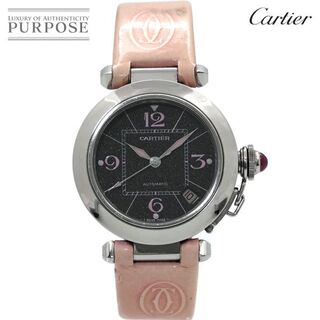 カルティエ(Cartier)のカルティエ Cartier パシャC W3109599 ウィンターフラワー 2007年クリスマス限定 レディース 腕時計 デイト ラメブラック 文字盤 自動巻き PashaC VLP 90180663(腕時計)