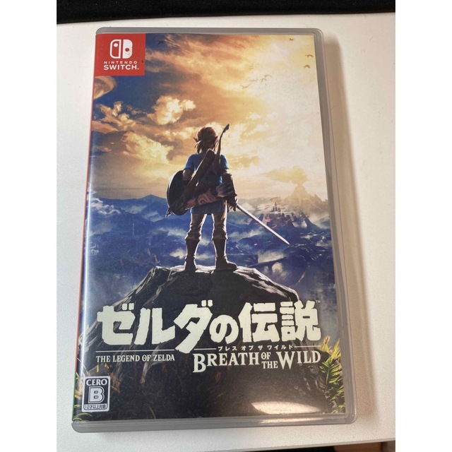 ゼルダの伝説 ブレスオブザワイルド ソフト本体+パッケージ