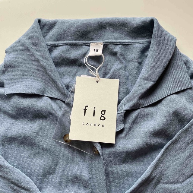 fig London(フィグロンドン)の前あきシャツニット レディースのトップス(カーディガン)の商品写真