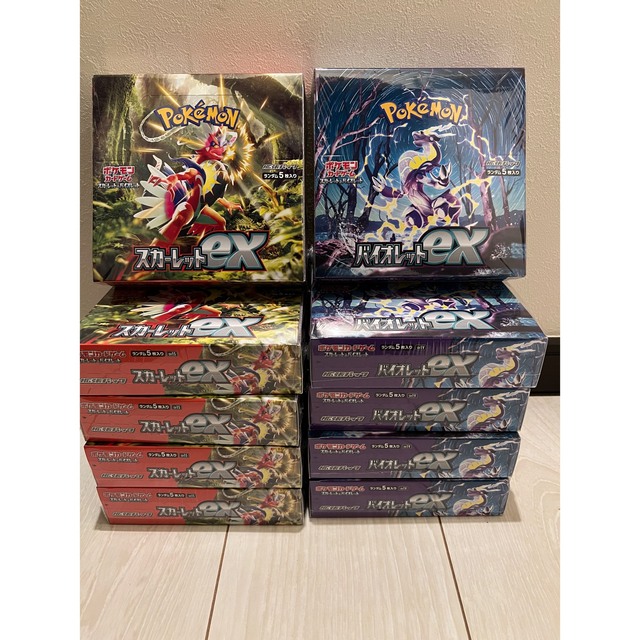 ポケモンカードバイオレットex BOX 新品未開封シュリンク付き 6BOX- ポケモンカードバイオレットex BOX 新品未開封シュリンク付き 6BOX-