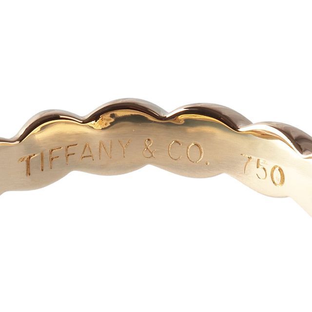 Tiffany & Co.(ティファニー)のティファニー ダイヤ ツイスト リング 7号 750YG 【10222】 レディースのアクセサリー(リング(指輪))の商品写真