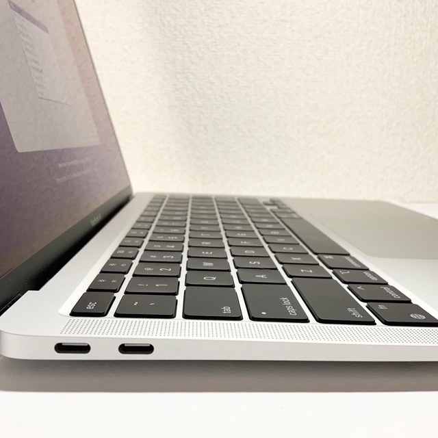 今週だけ安 MacBook Air (M1, 2020)シルバー 【美品】 USキーボード