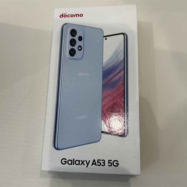 未開封品 Galaxy A53 5G SC-53C ブルースマホ家電カメラ