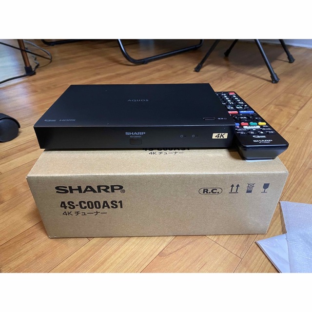 SHARP(シャープ)のSHARP  4Kチューナー 4S-C00AS1 スマホ/家電/カメラのテレビ/映像機器(その他)の商品写真