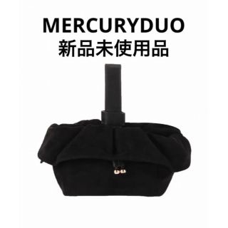 マーキュリーデュオ(MERCURYDUO)のMERCURYDUO マーキュリーデュオ ワンハンドフリルミニBAG 黒(ハンドバッグ)