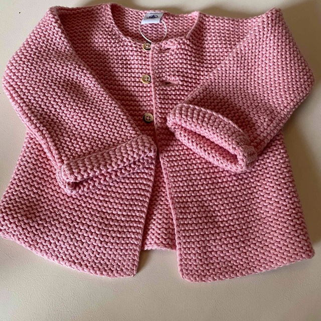 PETIT BATEAU(プチバトー)のプチバトーカーディガン　81センチ キッズ/ベビー/マタニティのベビー服(~85cm)(カーディガン/ボレロ)の商品写真