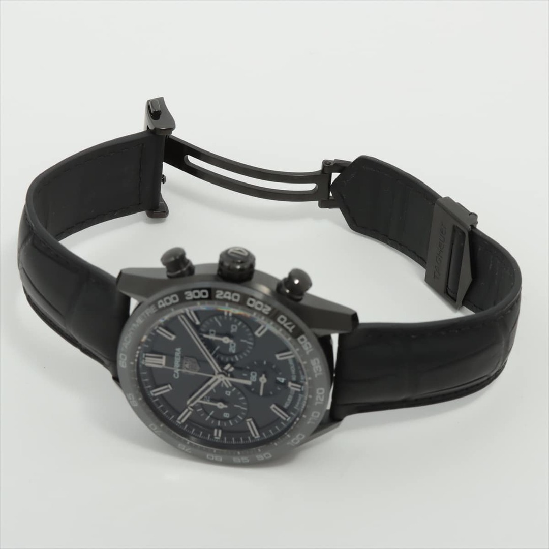 TAG Heuer(タグホイヤー)のタグホイヤー カレラ キャリバーホイヤー02 ジャパン ブラックエディショ メンズの時計(腕時計(アナログ))の商品写真
