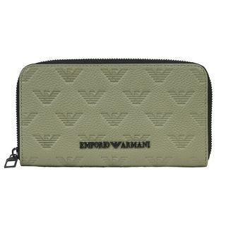 エンポリオアルマーニ(Emporio Armani)の新品 アルマーニ EMPORIO ARMANI 長財布 セージグリーン(長財布)