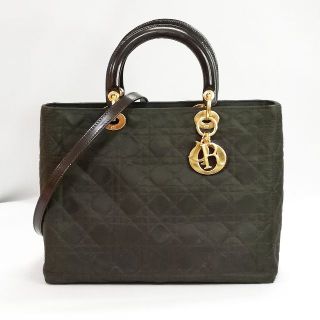 クリスチャンディオール(Christian Dior)の【良品】クリスチャン・ディオール　レディディオール　カナージュ　2way(ショルダーバッグ)