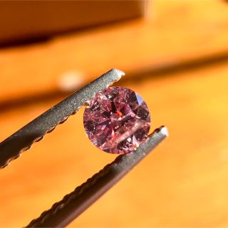 0.183ct Fancy intense pink ルース(その他)