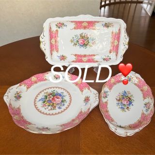 ロイヤルアルバート(ROYAL ALBERT)の【美品】ロイヤルアルバート★レディカーライル★パーティセット②(食器)