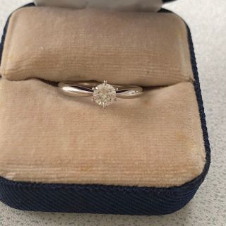 プラチナ900 ダイヤモンドリング 0.32ct(リング(指輪))