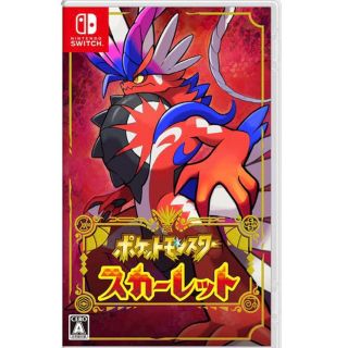 ニンテンドースイッチ(Nintendo Switch)のポケットモンスター　スカーレット　Switch(家庭用ゲームソフト)