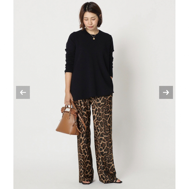 L'Appartement DEUXIEME CLASSE(アパルトモンドゥーズィエムクラス)のDeuxiemeClasse★ドゥーズィエム★leopard easy パンツ レディースのパンツ(カジュアルパンツ)の商品写真