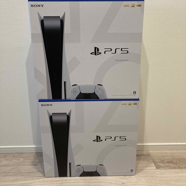 新品登場 PlayStation5 2台!ps5 - PlayStation CFI-1200-A01 新品未
