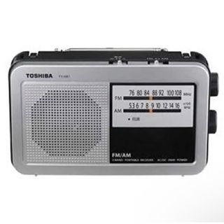 トウシバ(東芝)の【新品・未使用】東芝 AM / FMホームラジオ TY-HR3-S(ラジオ)