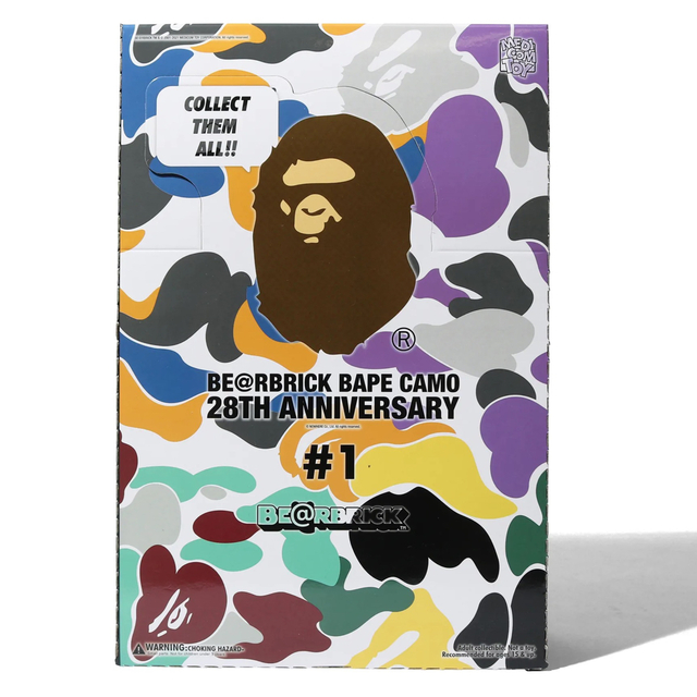 28TH ANNIVERSARY BE@RBRICK BAPE CAMO #1