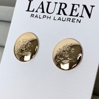 ラルフローレン(Ralph Lauren)の未使用　LAUREN RALPH LAUREN ラルフローレン ロゴピアス(ピアス)