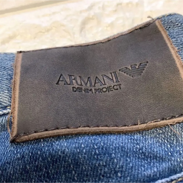 ARMANI JUNIOR(アルマーニ ジュニア)の美品　12A 154  アルマーニジュニア　ハーフパンツ　デニム キッズ/ベビー/マタニティのキッズ服男の子用(90cm~)(パンツ/スパッツ)の商品写真