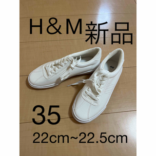 エイチアンドエム(H&M)の新品H＆Mレディーススニーカー35サイズ22cm~22.5cm(スニーカー)