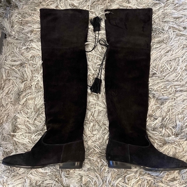 セリーヌ Celine ニーハイ ニーハイブーツ スウェードニーハイ 37-