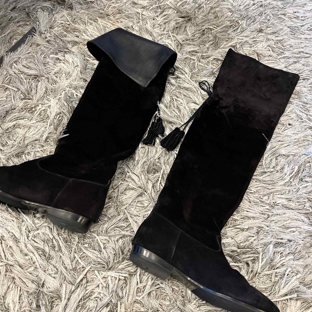 セリーヌ Celine ニーハイ ニーハイブーツ スウェードニーハイ 37-