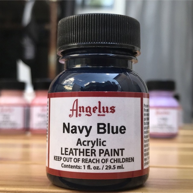 【NavyBlueネイビーブルー】Angelus paintアンジェラスペイント エンタメ/ホビーのアート用品(絵の具/ポスターカラー)の商品写真