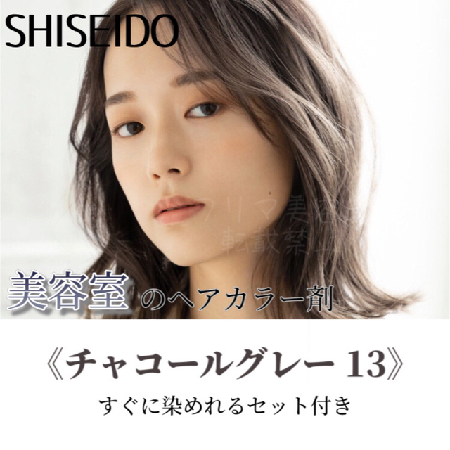 SHISEIDO (資生堂)(シセイドウ)の最安値！資生堂　ヘアカラーセット（ショート・メンズヘア用）CG13 コスメ/美容のヘアケア/スタイリング(カラーリング剤)の商品写真