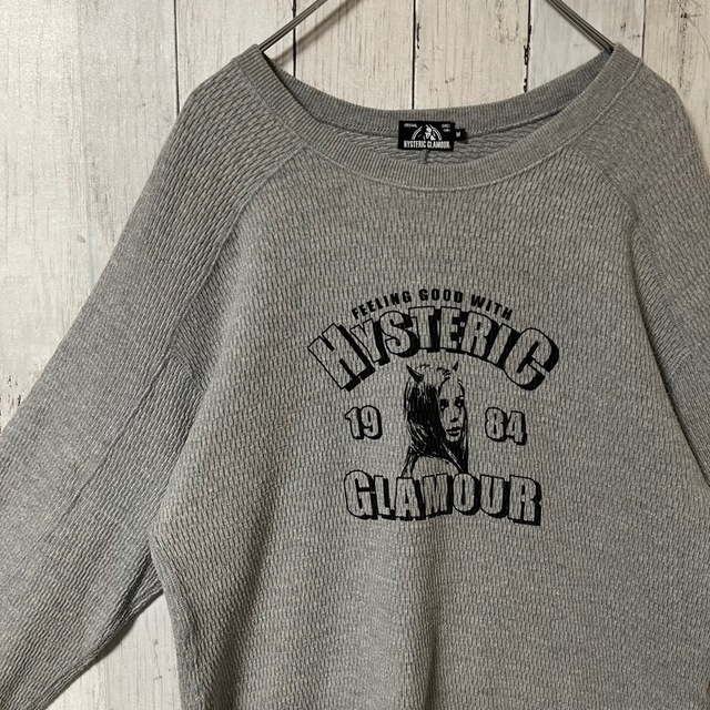 驚きの価格が実現!】 HYSTERIC GLAMOUR スウェット センターロゴ