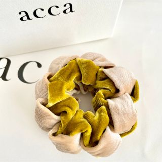 acca - 新品未使用 acca ベルベットループシュシュの通販 by smile's