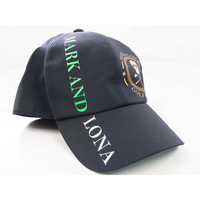 MARK&LONA BIGロゴプリント サークルスカルレインキャップ