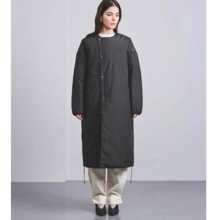 ハイク(HYKE)のHYKE NYLON OXFOD COAT  ブラック 1 ハイク(ダウンコート)