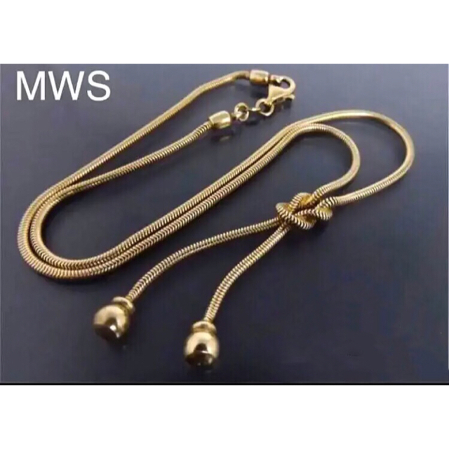 ますので┥ ◯シルバー925 ペンダント 結び ノットデザイン 約44㎝ MWS
