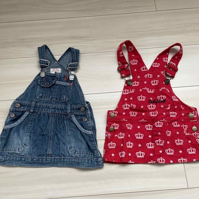 babyGAP(ベビーギャップ)のお値下げしました！Baby Gap  BABY DOLL サロペット2点セット キッズ/ベビー/マタニティのベビー服(~85cm)(ワンピース)の商品写真