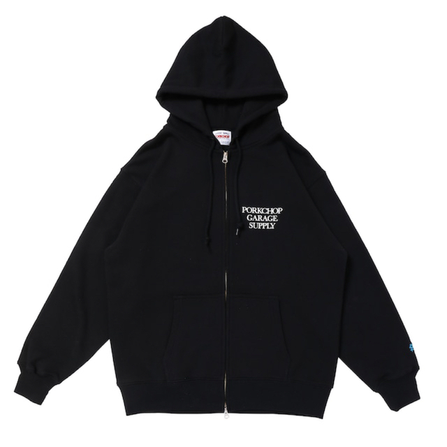 PORKCHOP PORK CHOPPER ZIP UP HOODIE 黒 1