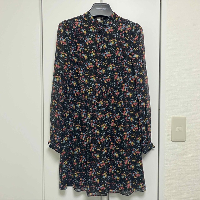 最終値下げ☆サンローラン Saint Laurent 星柄シルクブラウス トップス