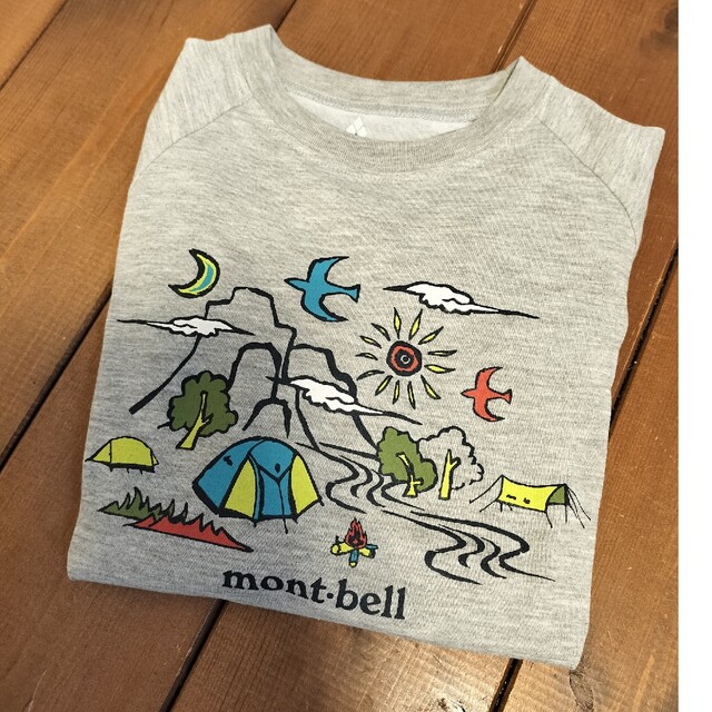 mont bell(モンベル)の最終価格★モンベル　ロンＴ キッズ/ベビー/マタニティのキッズ服男の子用(90cm~)(Tシャツ/カットソー)の商品写真