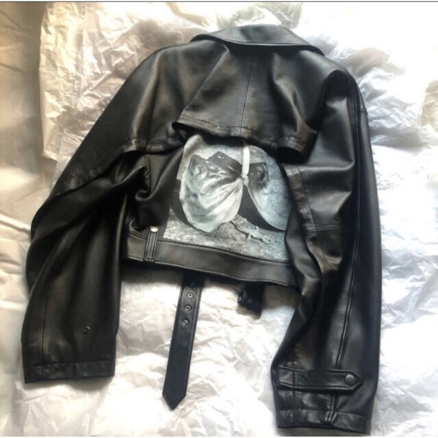 ライダースジャケットchristiandada  19ss ARAKI Leather Jacket