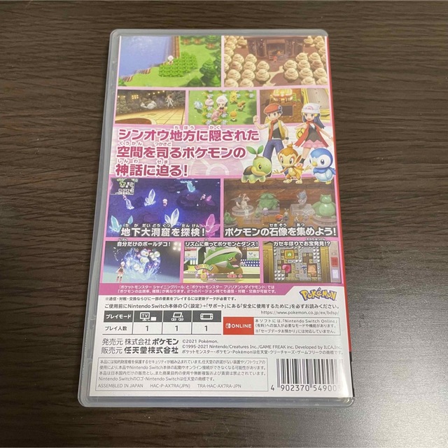 任天堂(ニンテンドウ)のポケットモンスター シャイニングパール Switch エンタメ/ホビーのゲームソフト/ゲーム機本体(家庭用ゲームソフト)の商品写真