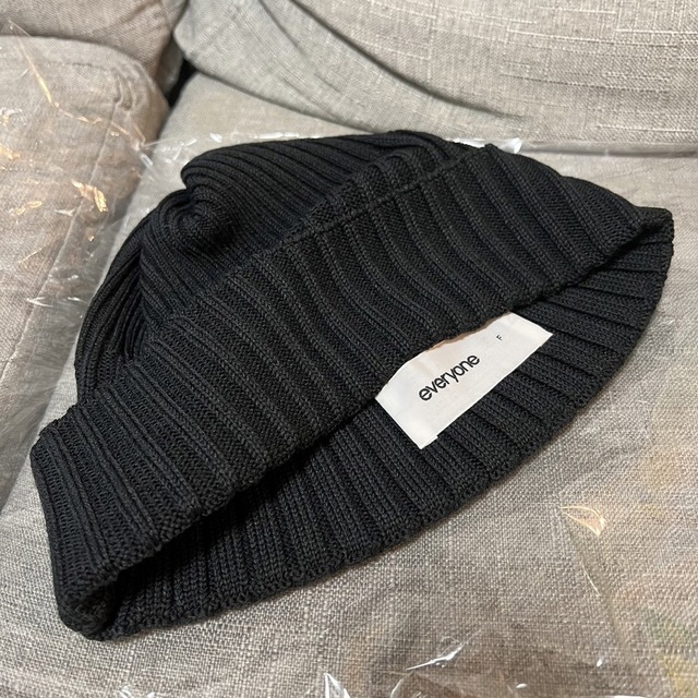 芸能人愛用 everyone COMESANDGOES COTTON BEANIE ブラック