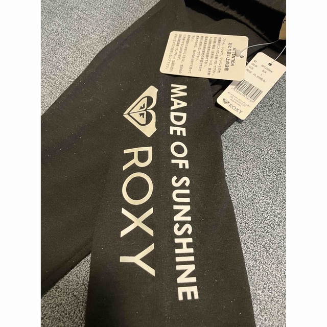 Roxy(ロキシー)の新品 ☆ ROXY レギンス 黒 サイズL ロキシー レディースのレッグウェア(レギンス/スパッツ)の商品写真