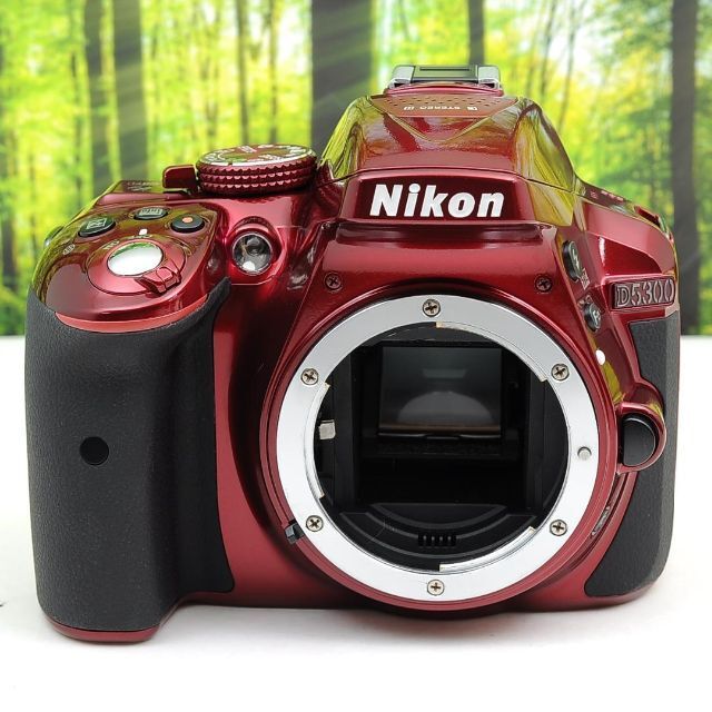 Nikon D5300☆WiFi機能つき♪希少なレッドカラー☆3277