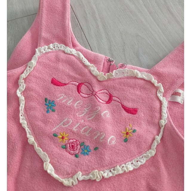 mezzo piano - Mezzo Piano レトロ ティーカップ刺繍 ワンピースの通販