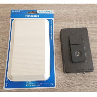 パナソニック(Panasonic)の玄関チャイム パナソニック チャイム用押釦 + 乾電池式チャイム(その他)