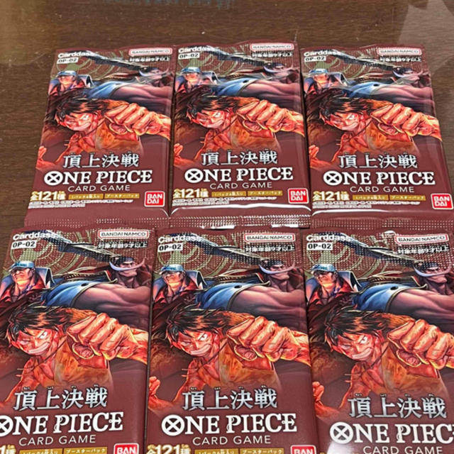 ONE PIECE(ワンピース)のワンピースカード　頂上決戦13パック エンタメ/ホビーのトレーディングカード(Box/デッキ/パック)の商品写真