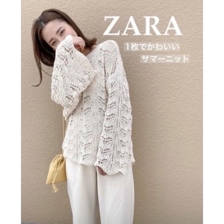 ザラ(ZARA)のZARA即完売幻のオープンニットセーター(ニット/セーター)