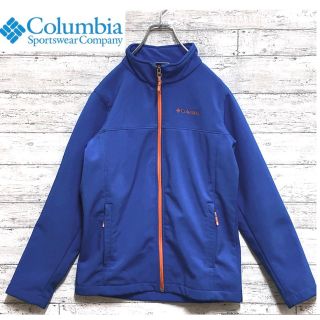 コロンビア(Columbia)のColumbia マウンテンジャケット  ストレッチ レディース L 青 ブルー(ナイロンジャケット)